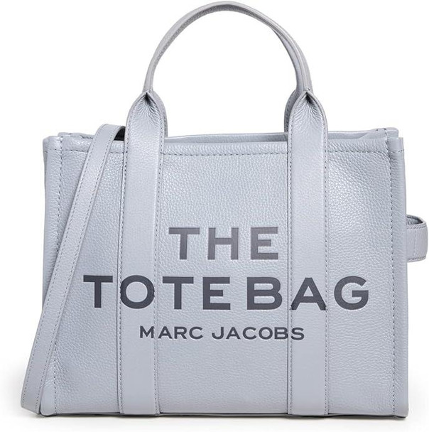 H004L01PF21-050 The Leather Tote Bag - Wolf Grey - Medium