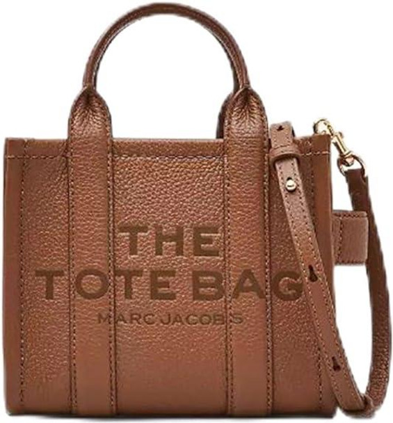 H053L01RE22-212 The Leather Crossbody Tote Bag - Argan Oil