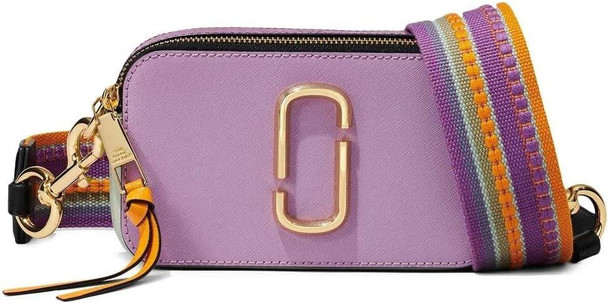 H172L01SP22-518 Snapshot Color-Blocked Crossbody Bag - Regal Orchid & Multi Color