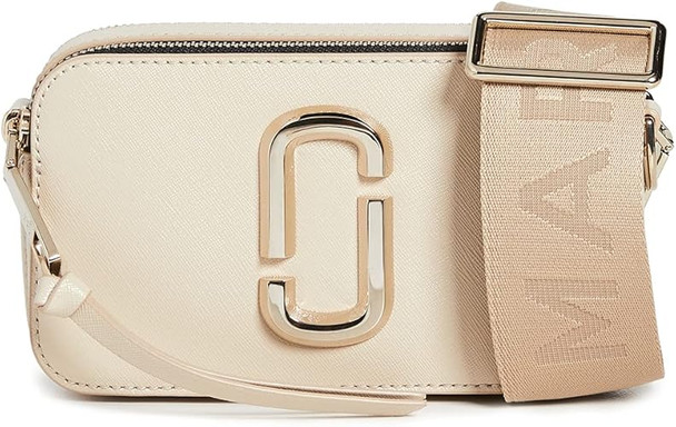 M0014867-223 The Snapshot DTM Crossbody Bag - Khaki & Tan