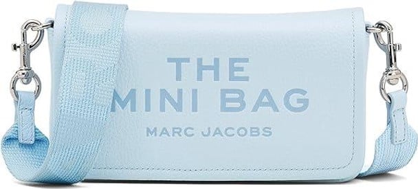 2S4SMN080S02-465 The Leather Mini Crossbody Bag - Cloud Blue