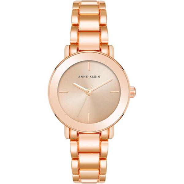 AK-5088RGRG 28 mm Bracelet Round Ladies Watch, Rose Gold