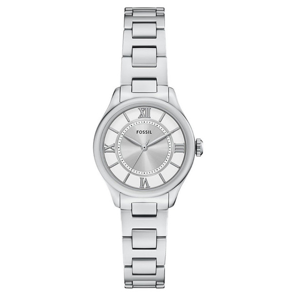 ES5419 28 mm Gilmore Quartz Silver Dial Round Ladies Watch, Silver