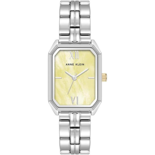 AK-3775YLSV 24 mm Bracelet Rectangular Ladies Watch, Silver