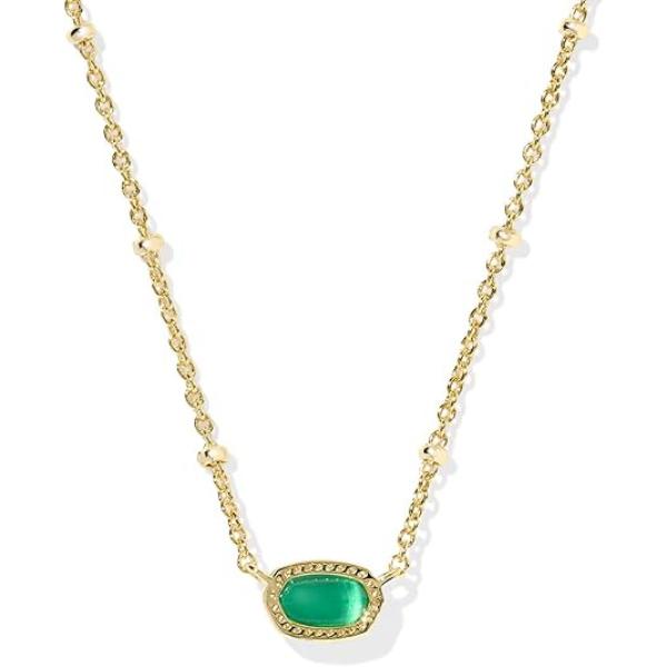 9608873489 Mini Elisa Gold Satellite Short Pendant Necklace