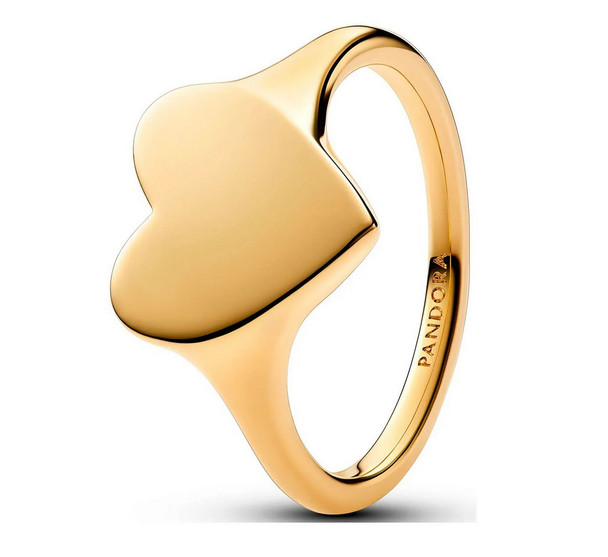 163988C00-58 Gold Engravable Heart Ring