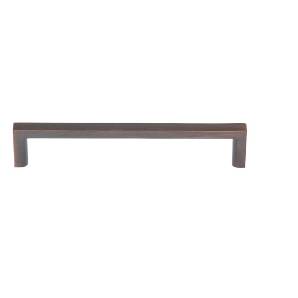 75512 128 Mm C-c Squared Ultra Thin Pull, Oil Rubbed Bronze