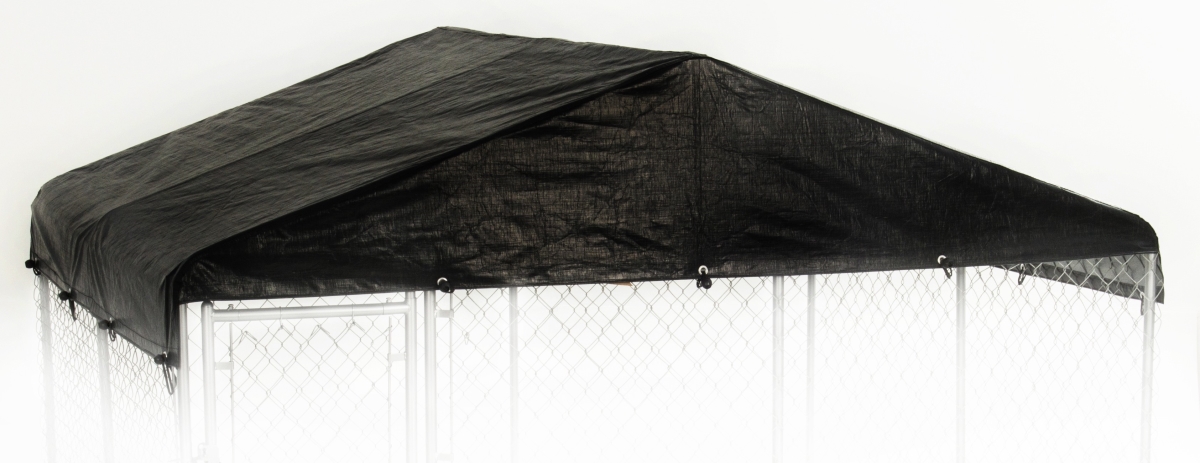 10 X 10 Ft. Black Replacement Kennel Cover Tarp