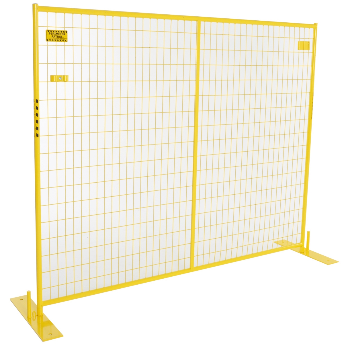 Rf 10006 Perimeter Patrol Portable Security Panel With Clamp, Yellow - 7 Ft. 6 In. X 6 Ft.