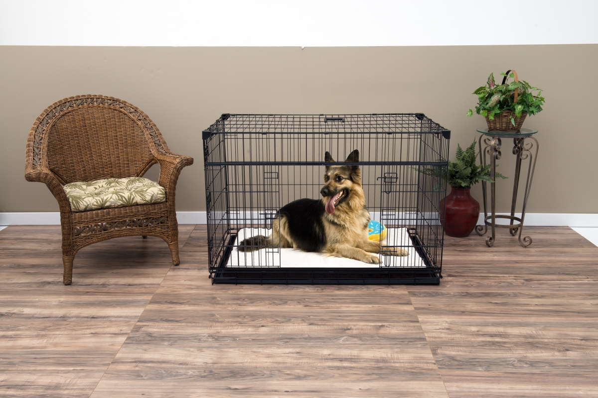 Zw 51548 48 In. Sliding Double Door Dog Crate - Extra Large