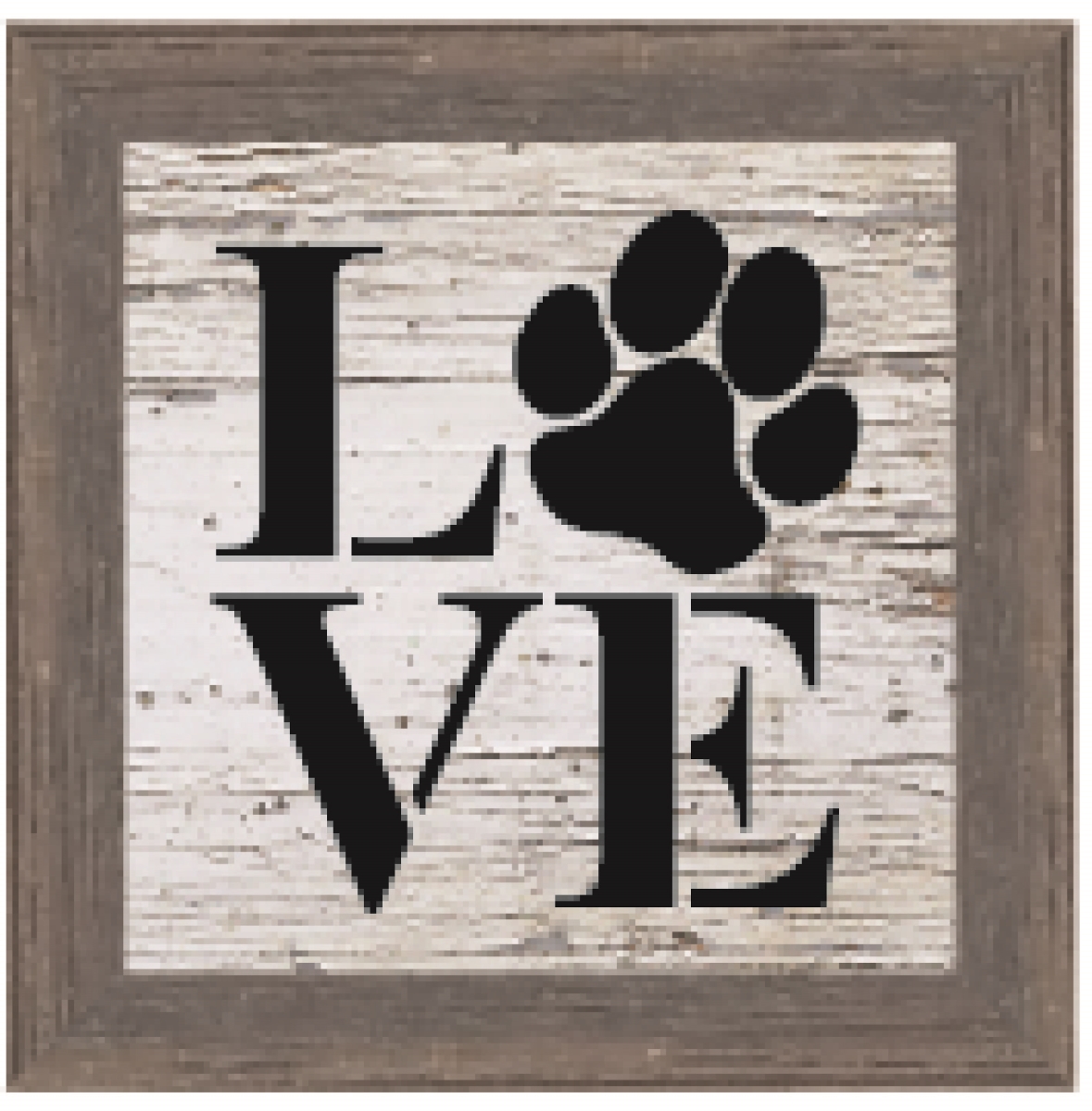 42340 Love With Paw Indoor Wall Art