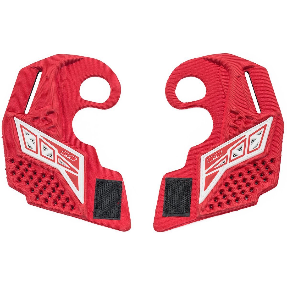 21642 Evs Ear Piece - Fits Evs Goggle - Red & White - Pair