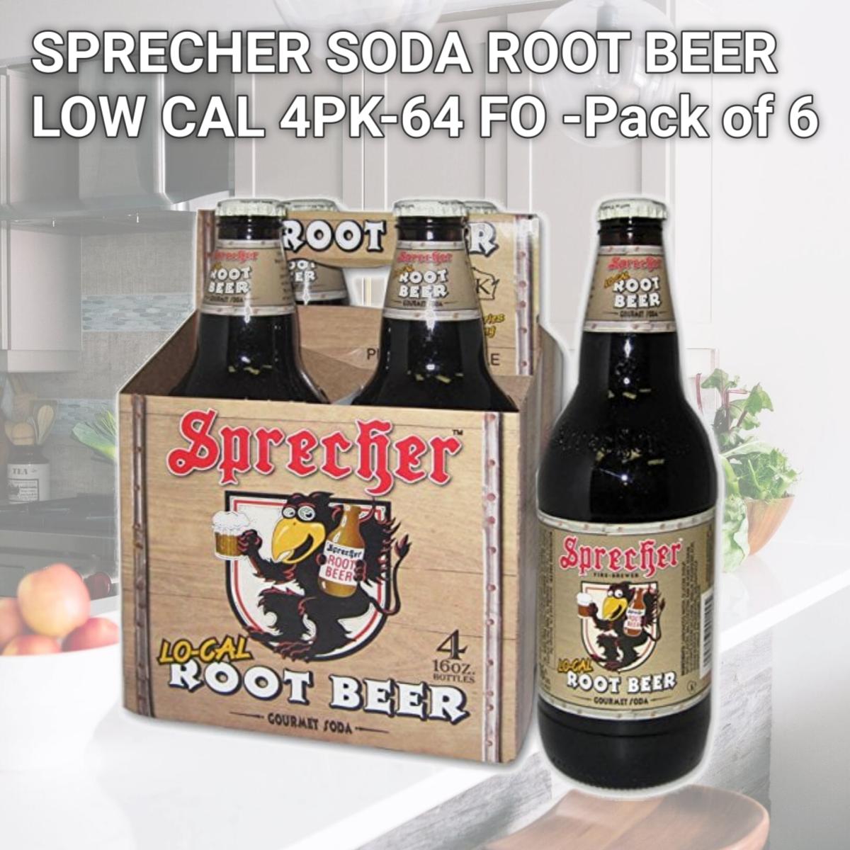 Picture of SPRECHER SODA ROOT BEER LOW CAL 4PK-64 FO -Pack of 6