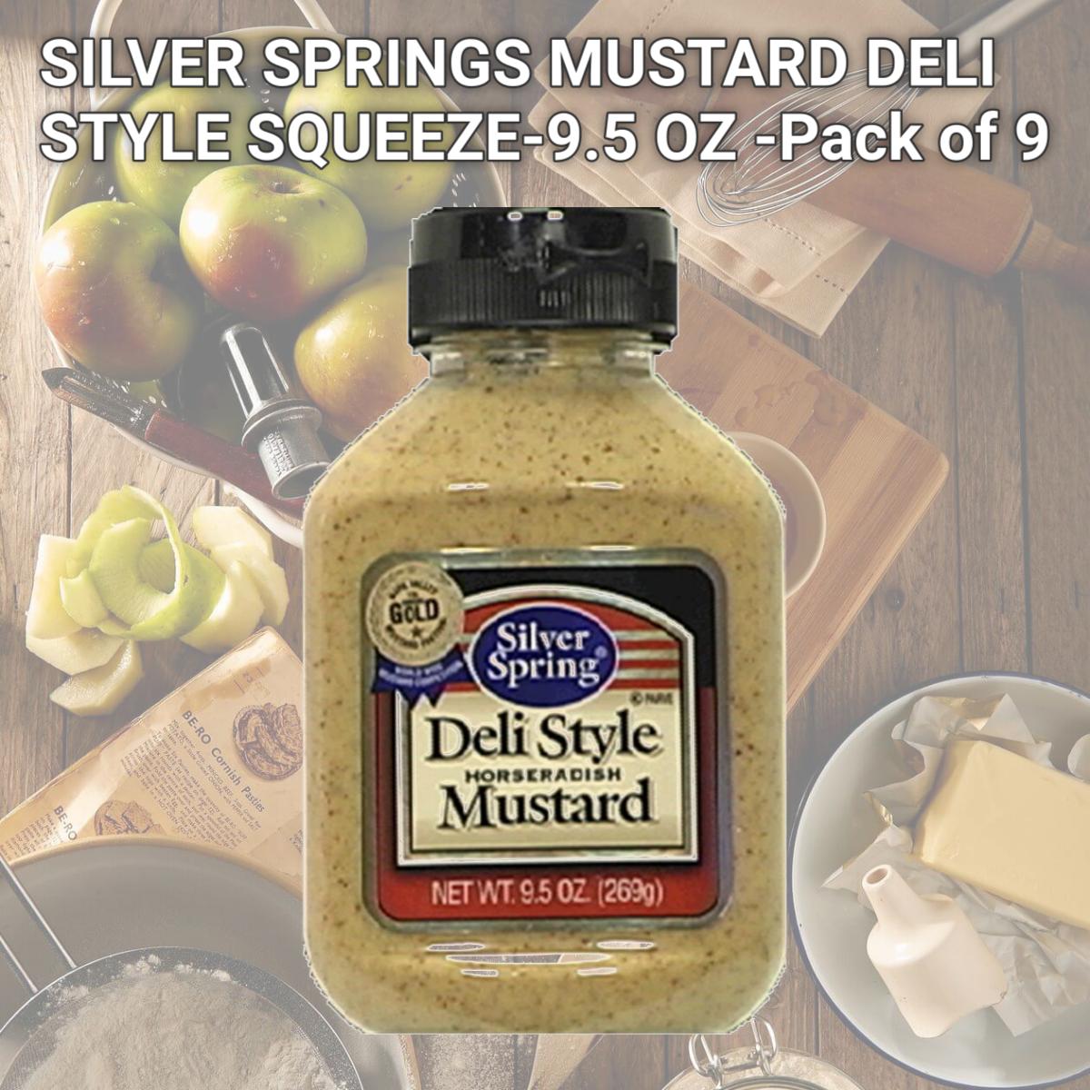 Picture of SILVER SPRINGS MUSTARD DELI STYLE SQUEEZE-9.5 OZ -Pack of 9