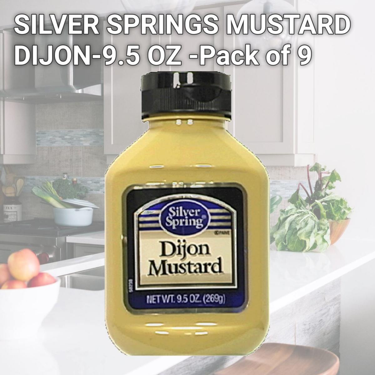 Picture of SILVER SPRINGS MUSTARD DIJON-9.5 OZ -Pack of 9