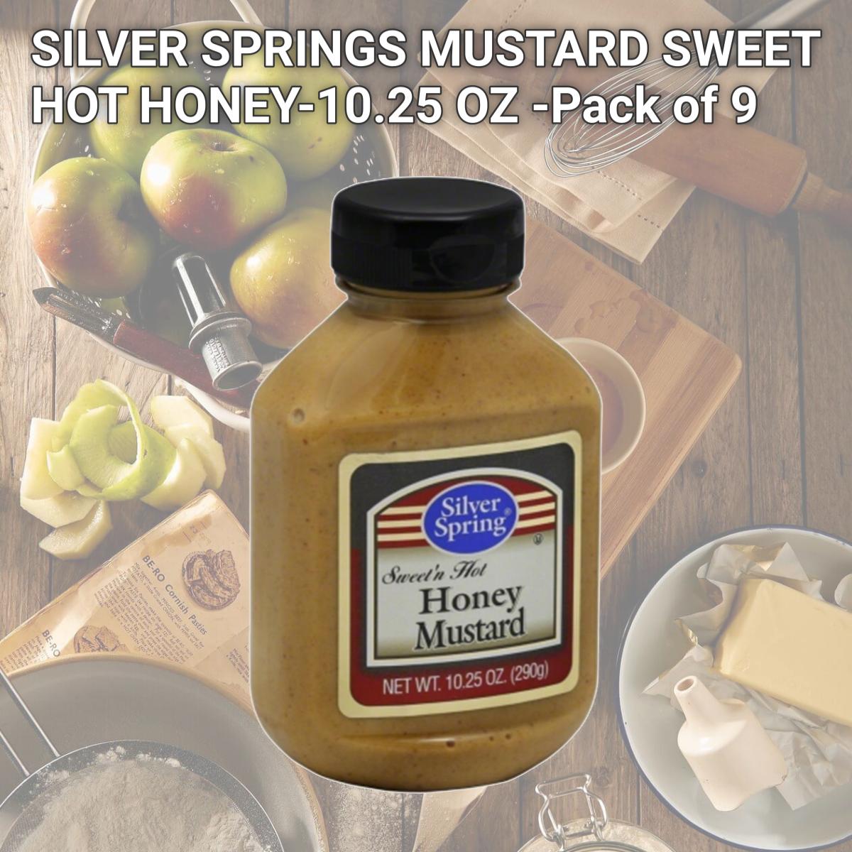 Picture of SILVER SPRINGS MUSTARD SWEET HOT HONEY-10.25 OZ -Pack of 9