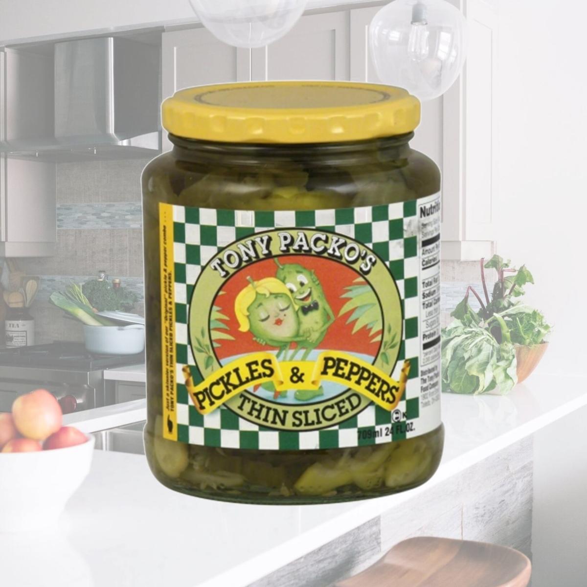 Picture of TONY PACKOS PACKO THIN SLCD PICKLES &amp;-24 OZ -Pack of 6