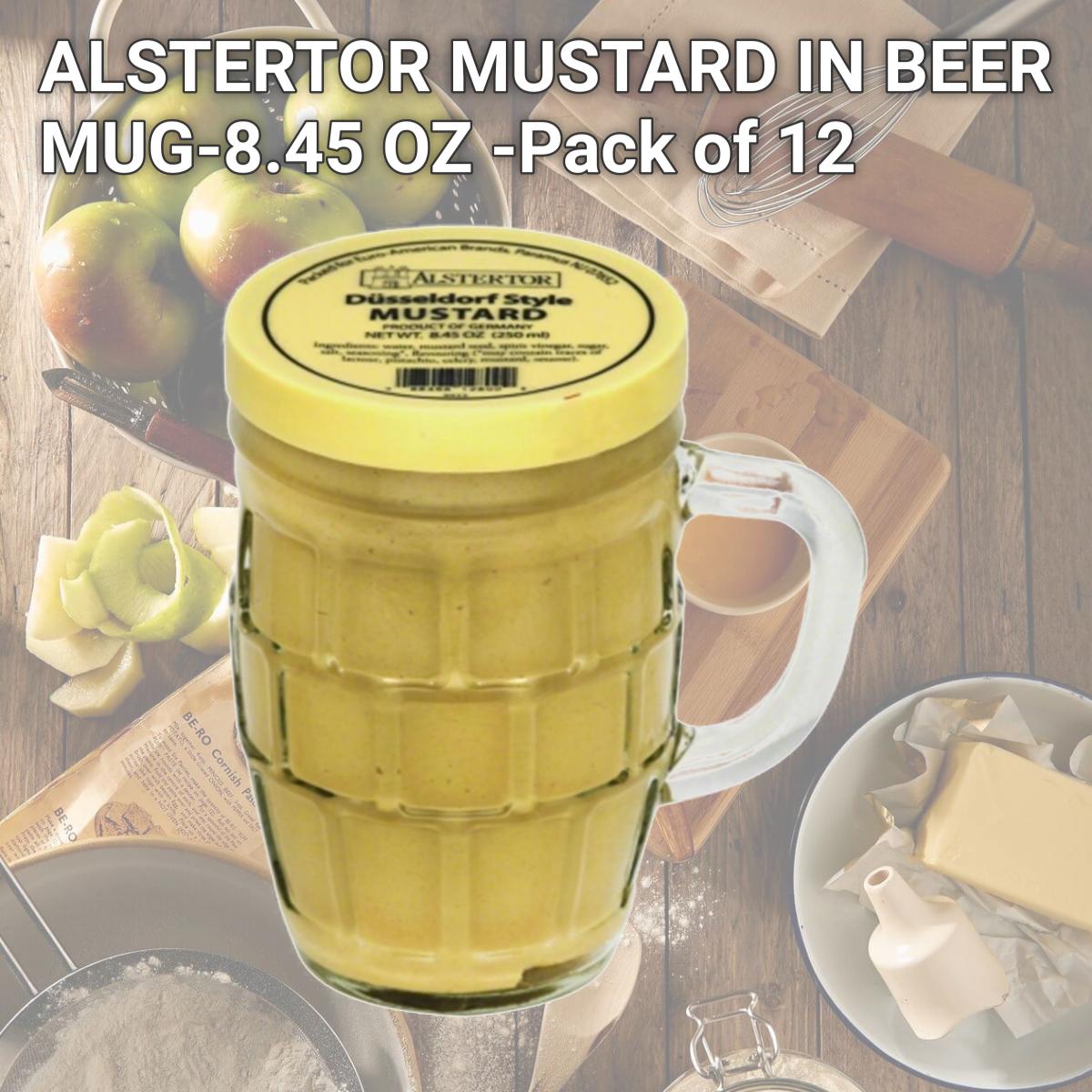 Picture of ALSTERTOR MUSTARD IN BEER MUG-8.45 OZ -Pack of 12