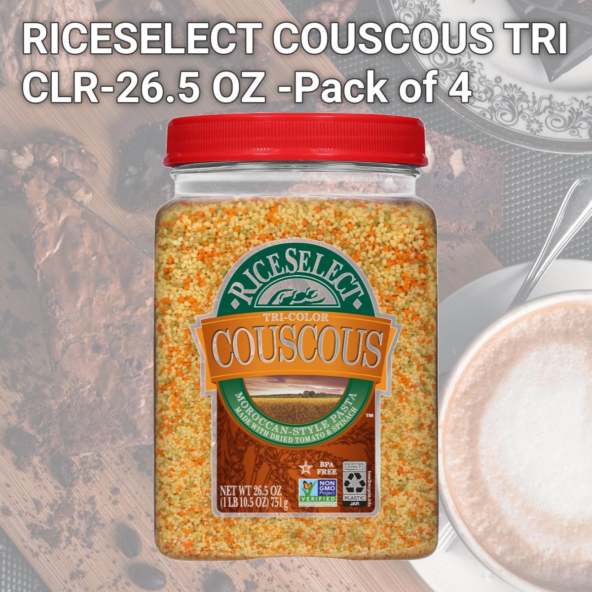 Picture of RICESELECT COUSCOUS TRI CLR-26.5 OZ -Pack of 4