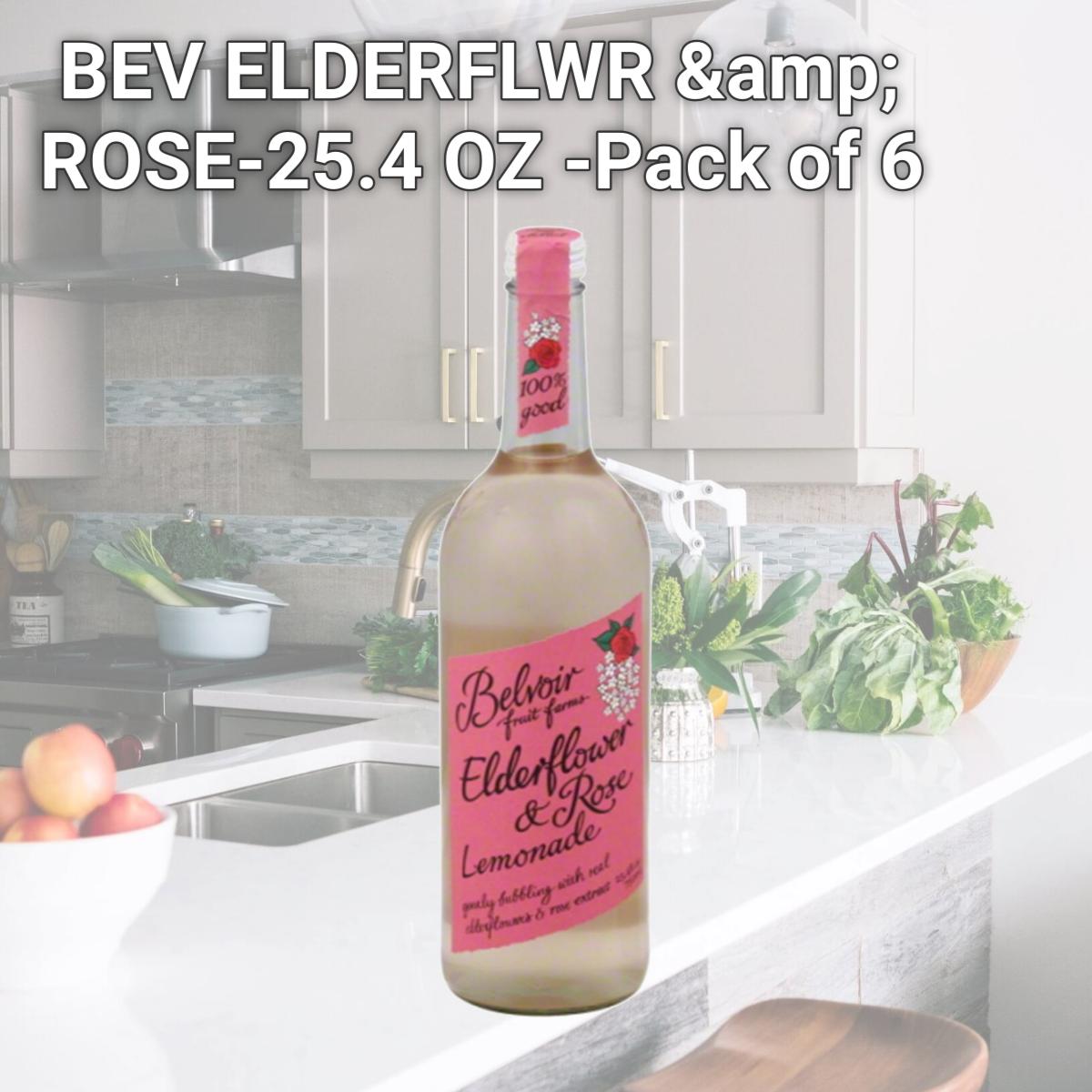 Picture of BELVOIR BEV ELDERFLWR &amp; ROSE-25.4 OZ -Pack of 6