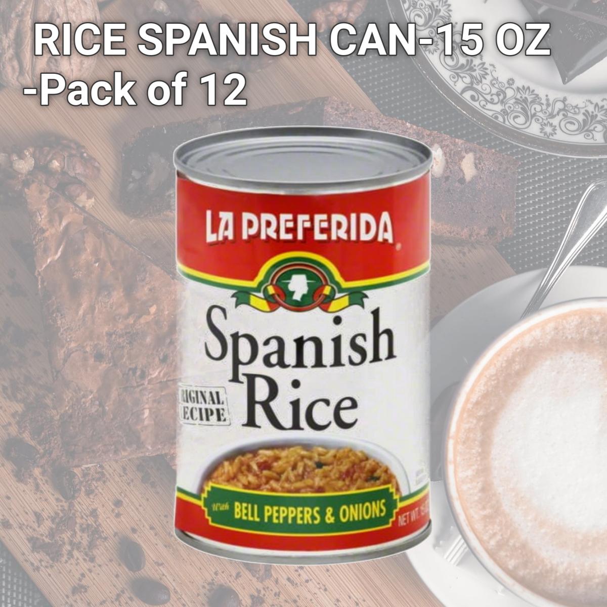 Picture of LA PREFERIDA RICE SPANISH CAN-15 OZ -Pack of 12