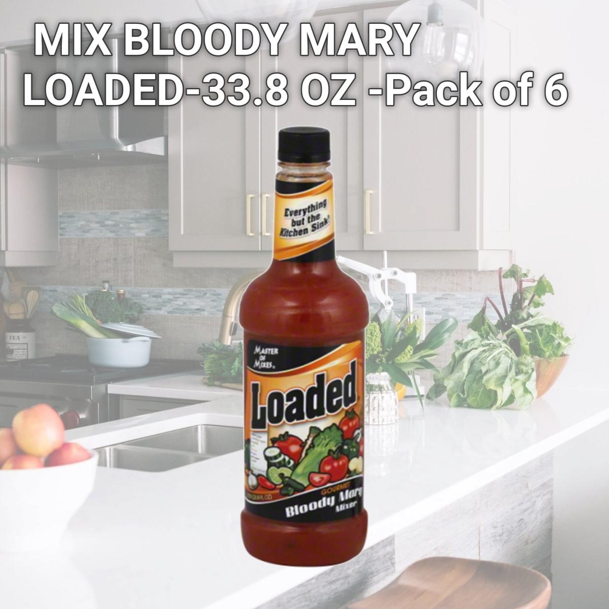 Picture of MASTER OF MIXES MIX BLOODY MARY LOADED-33.8 OZ -Pack of 6
