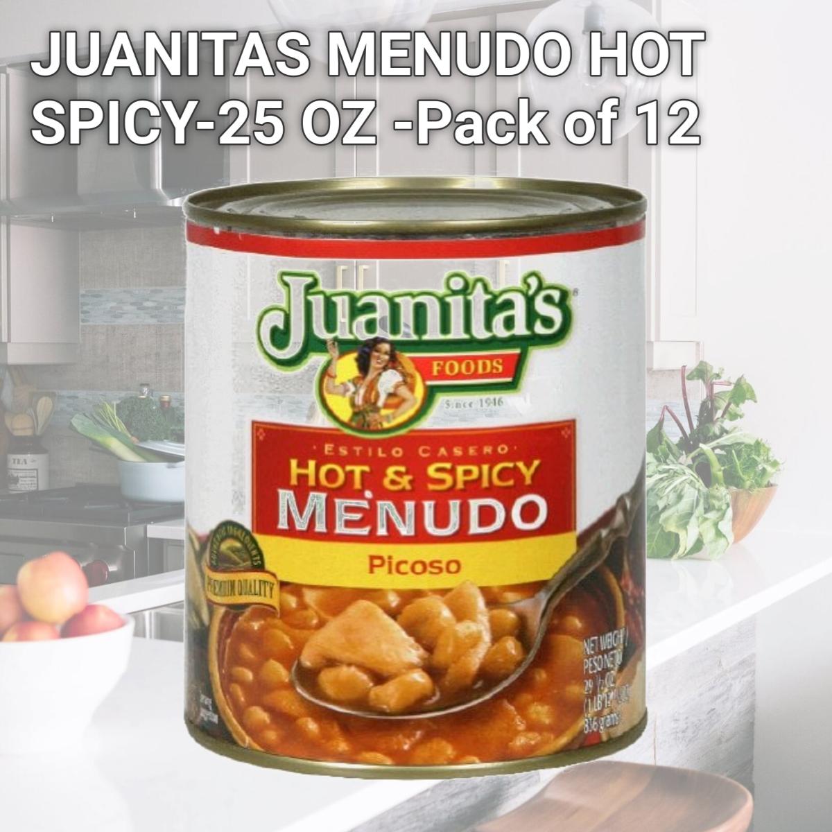 Picture of JUANITAS MENUDO HOT SPICY-25 OZ -Pack of 12