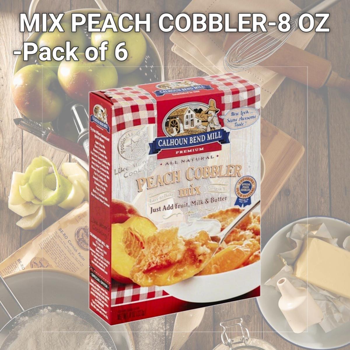 Picture of CALHOUN BEND MIX PEACH COBBLER-8 OZ -Pack of 6