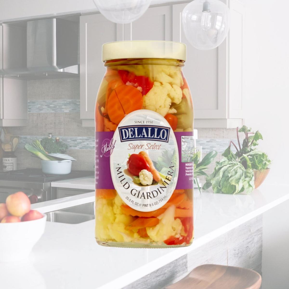 Picture of DELALLO GIARDINERA MILD-25.5 OZ -Pack of 6