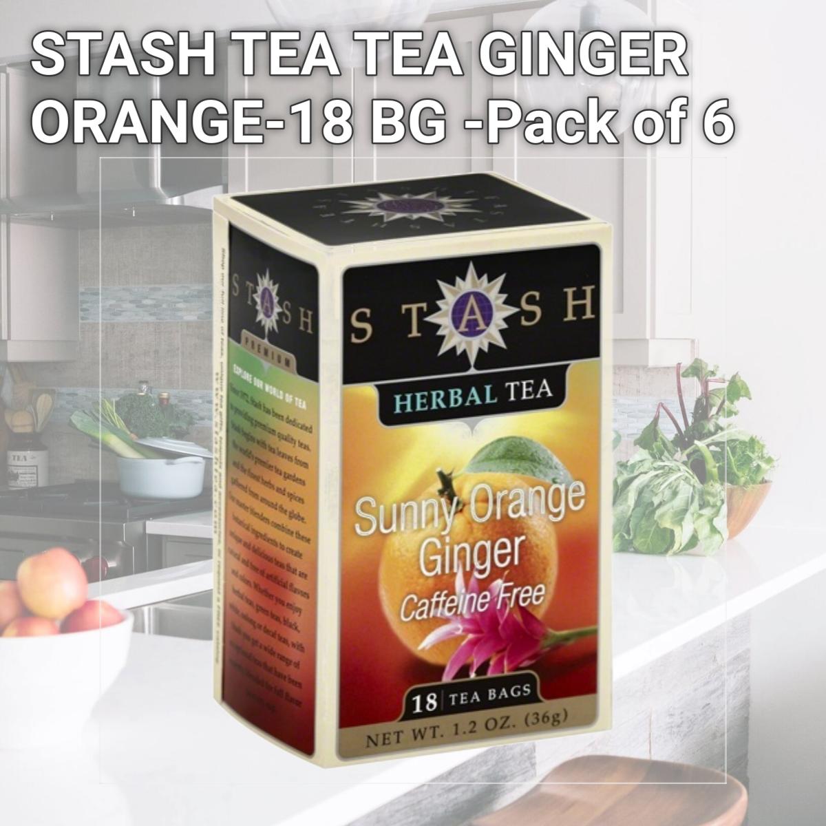 Picture of STASH TEA TEA GINGER ORANGE-18 BG -Pack of 6