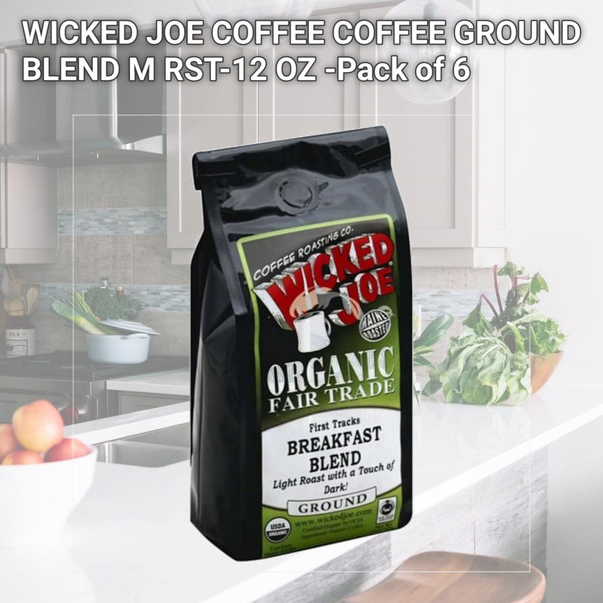 Picture of WICKED JOE COFFEE COFFEE GROUND BLEND M RST-12 OZ -Pack of 6