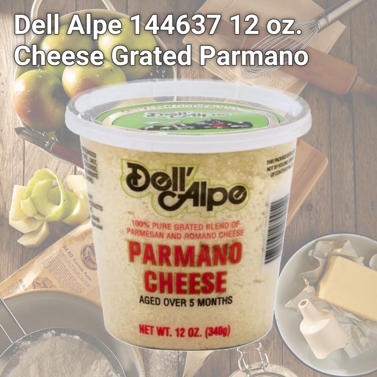 Picture of Dell Alpe 144637 12 oz. Cheese Grated Parmano