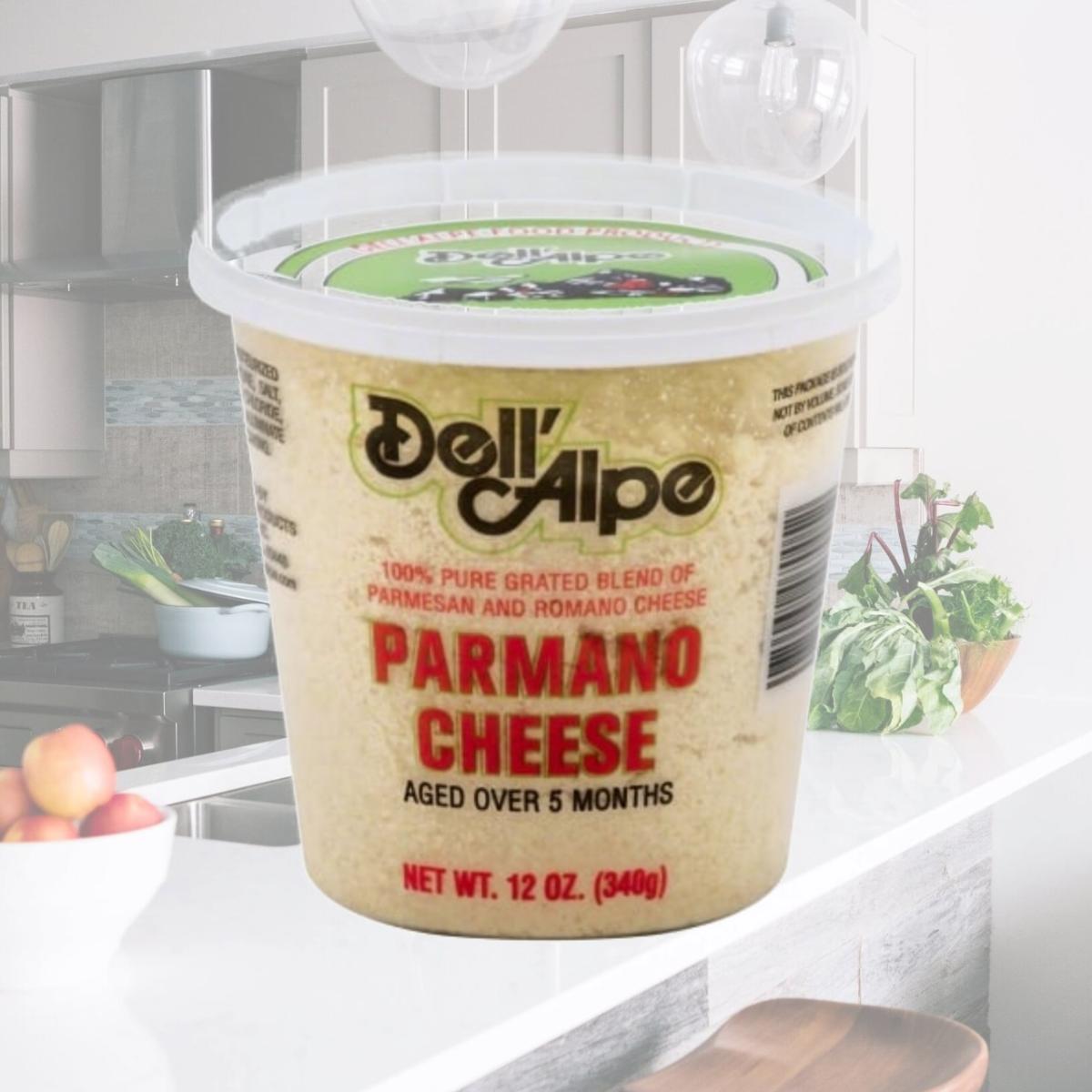Picture of Dell Alpe 144637 12 oz. Cheese Grated Parmano