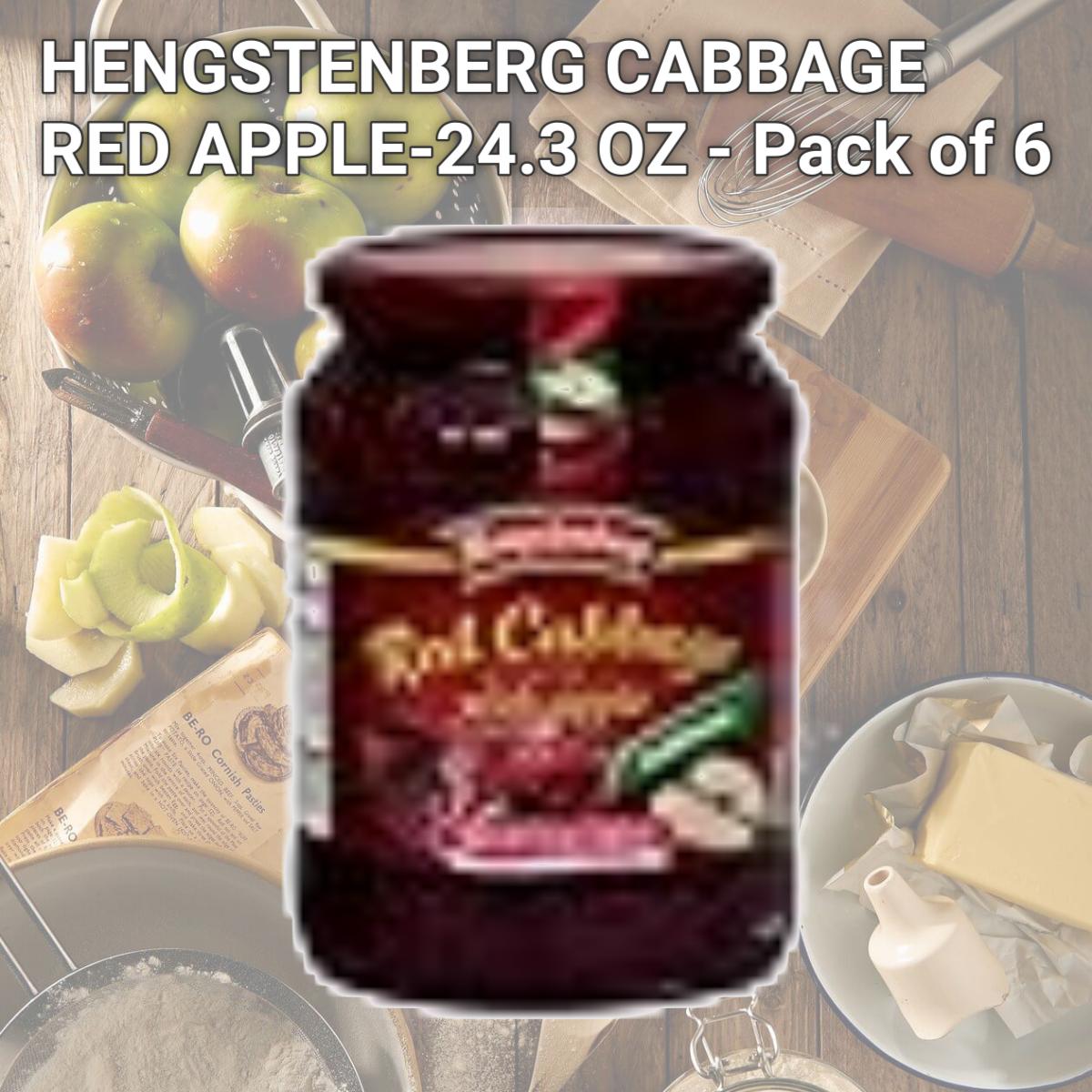Picture of HENGSTENBERG CABBAGE RED APPLE-24.3 OZ - Pack of 6