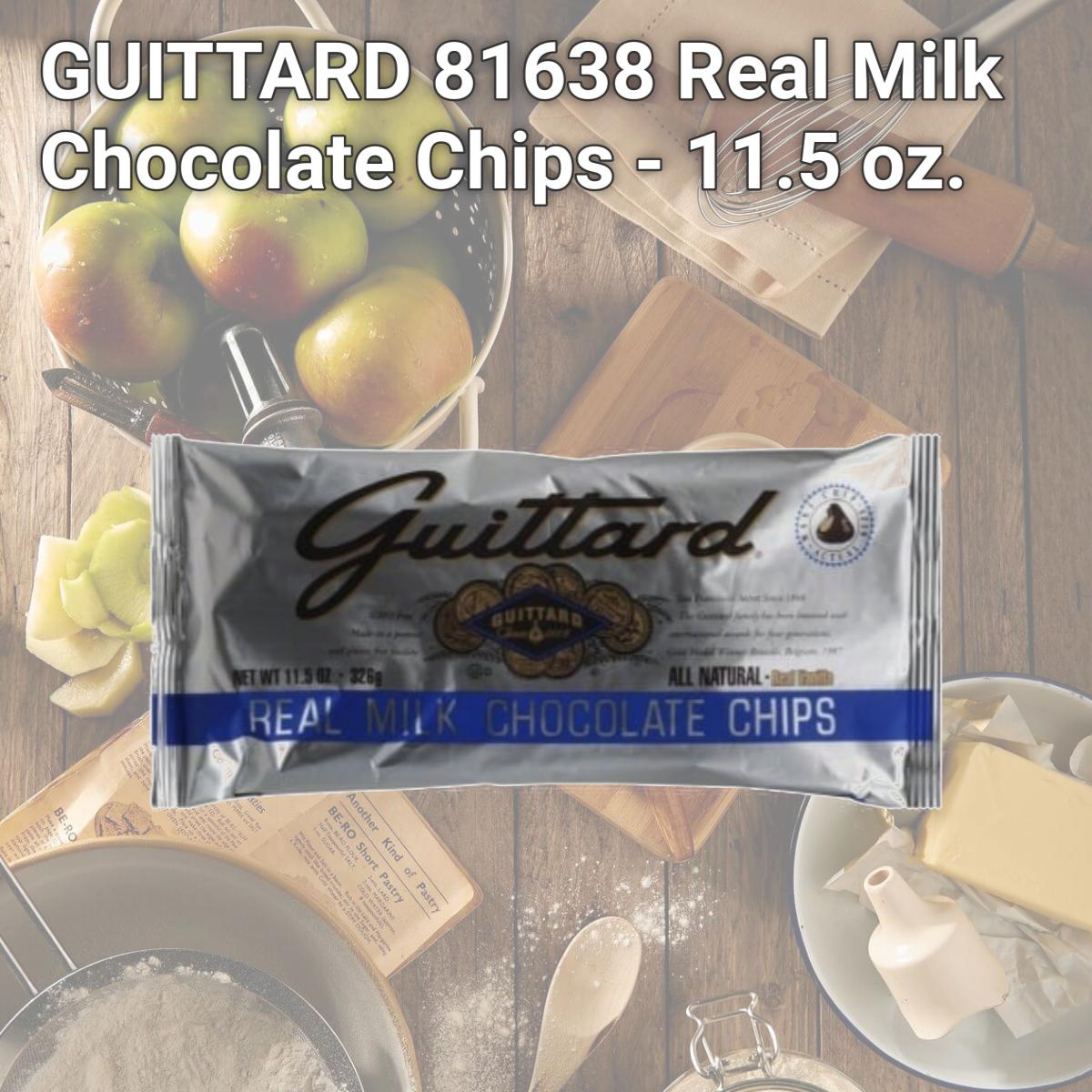 Picture of GUITTARD 81638 Real Milk Chocolate Chips - 11.5 oz.