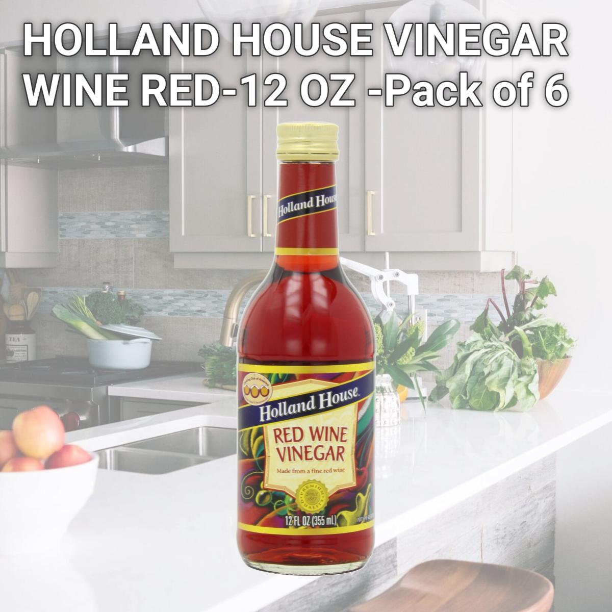 Picture of HOLLAND HOUSE VINEGAR WINE RED-12 OZ -Pack of 6