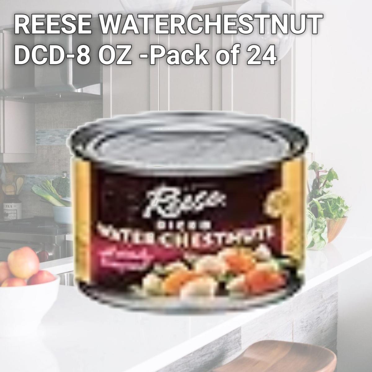 Picture of REESE WATERCHESTNUT DCD-8 OZ -Pack of 24