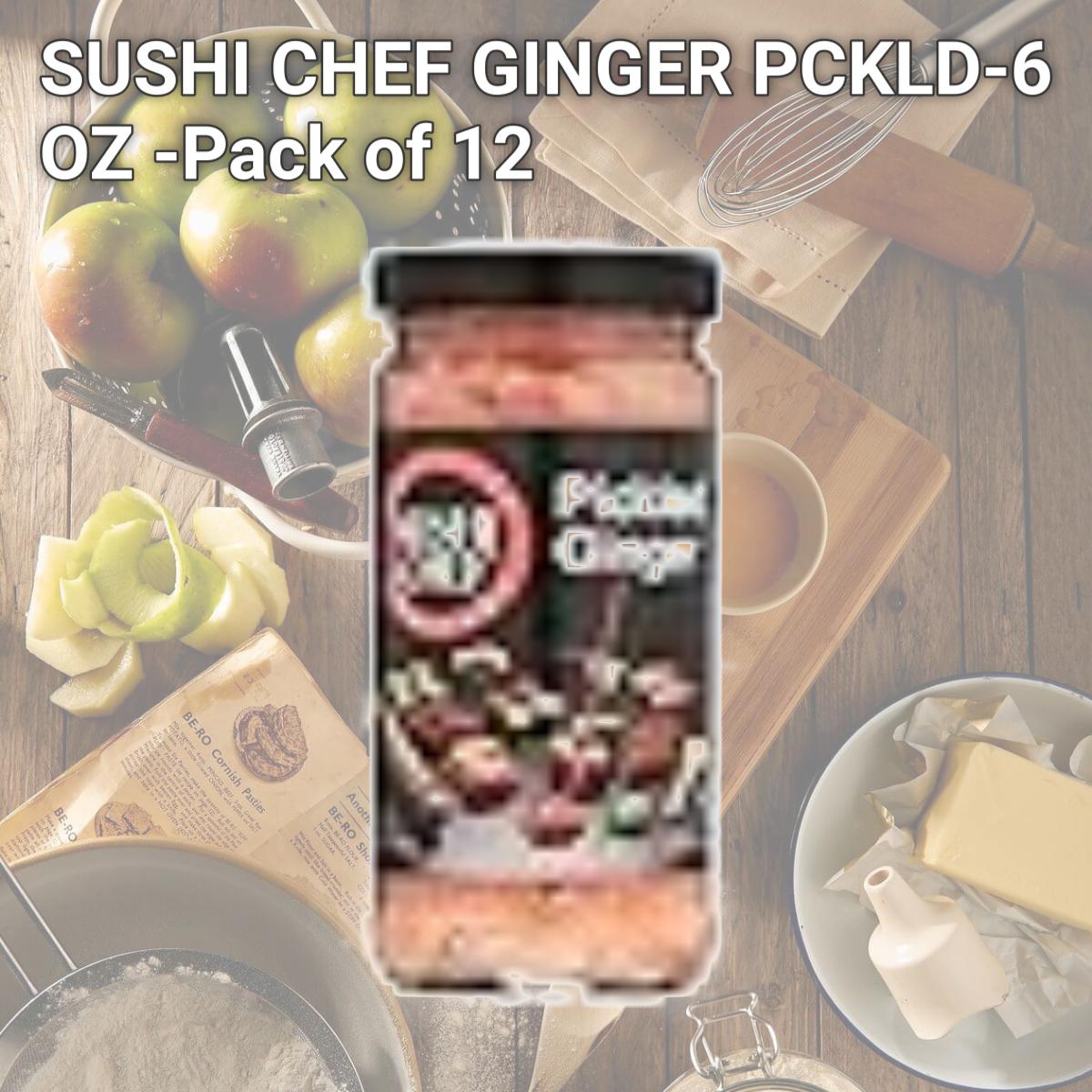 Picture of SUSHI CHEF GINGER PCKLD-6 OZ -Pack of 12