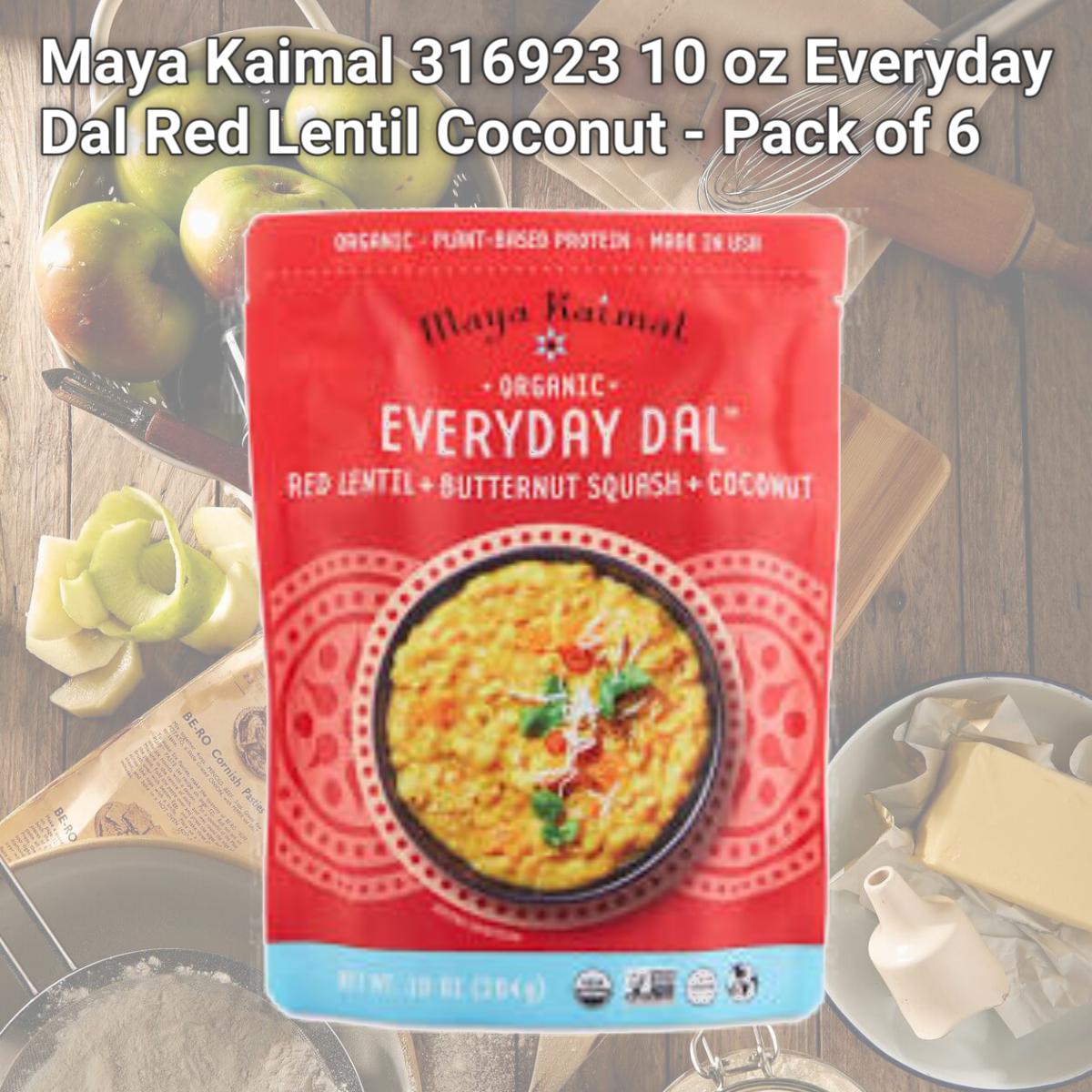 Picture of Maya Kaimal 316923 10 oz Everyday Dal Red Lentil Coconut - Pack of 6