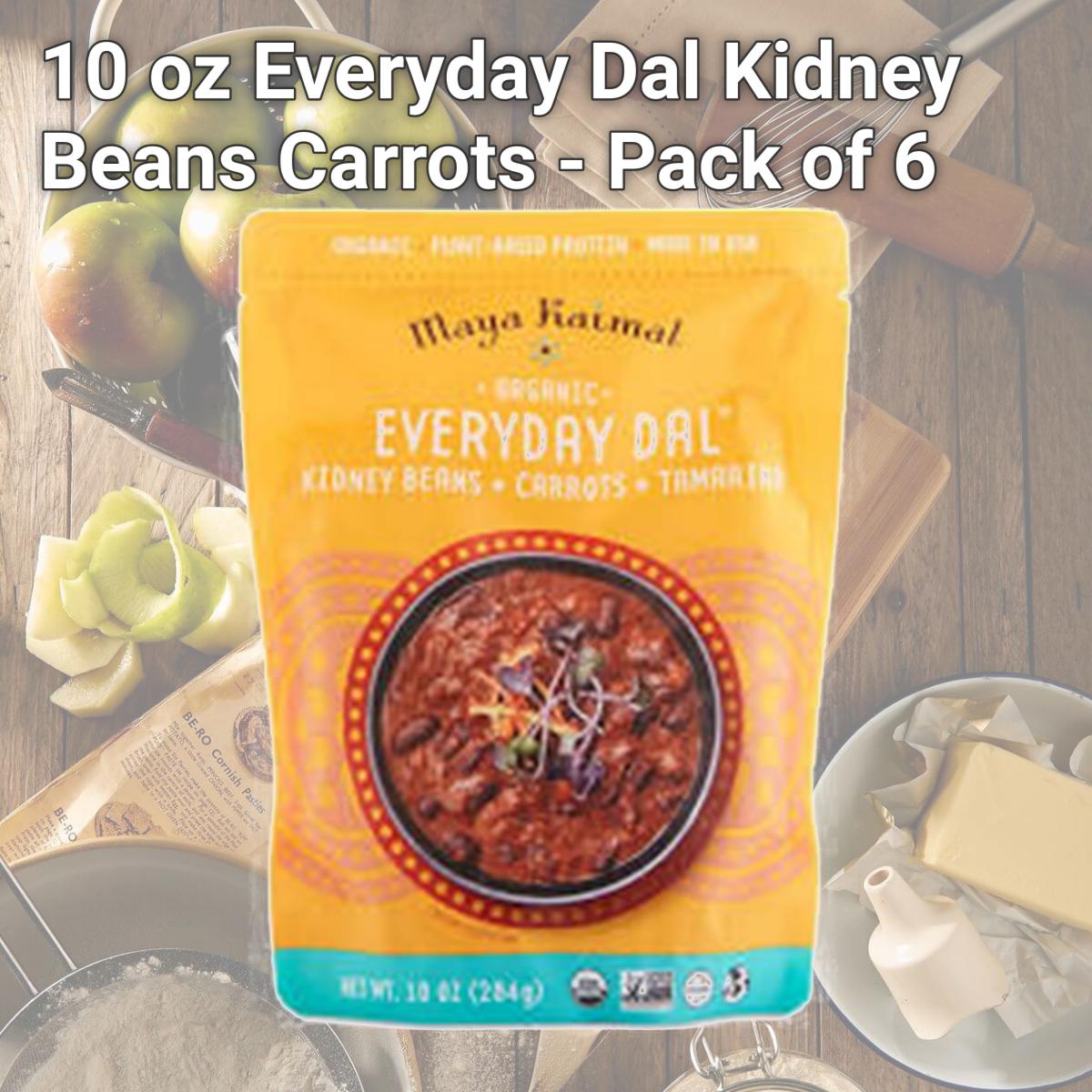 Picture of Maya Kaimal 316999 10 oz Everyday Dal Kidney Beans Carrots - Pack of 6