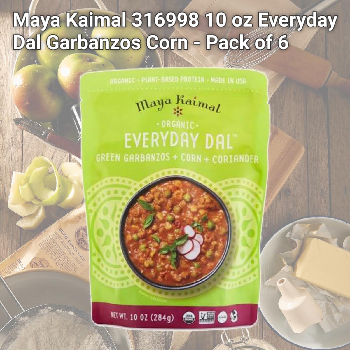 Picture of Maya Kaimal 316998 10 oz Everyday Dal Garbanzos Corn - Pack of 6