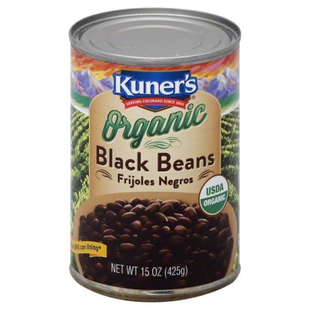 UPC 072273444119 product image for Kuners 278873 15 oz Bean Black Organic - Pack of 12 | upcitemdb.com