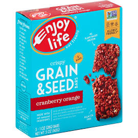 Enjoy Life 315354 5 Oz Bar Grain & Seed Cranberry Orange - Pack Of 6