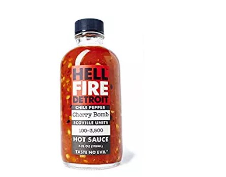 UPC 852963006014 product image for Hell Fire Detroit 297638 4 fl oz Hot Sauce Cherry Bomb - Pack of 6 | upcitemdb.com