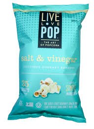 284546 Salt & Vinegar Popcorn, 4.4 Oz - Pack Of 12