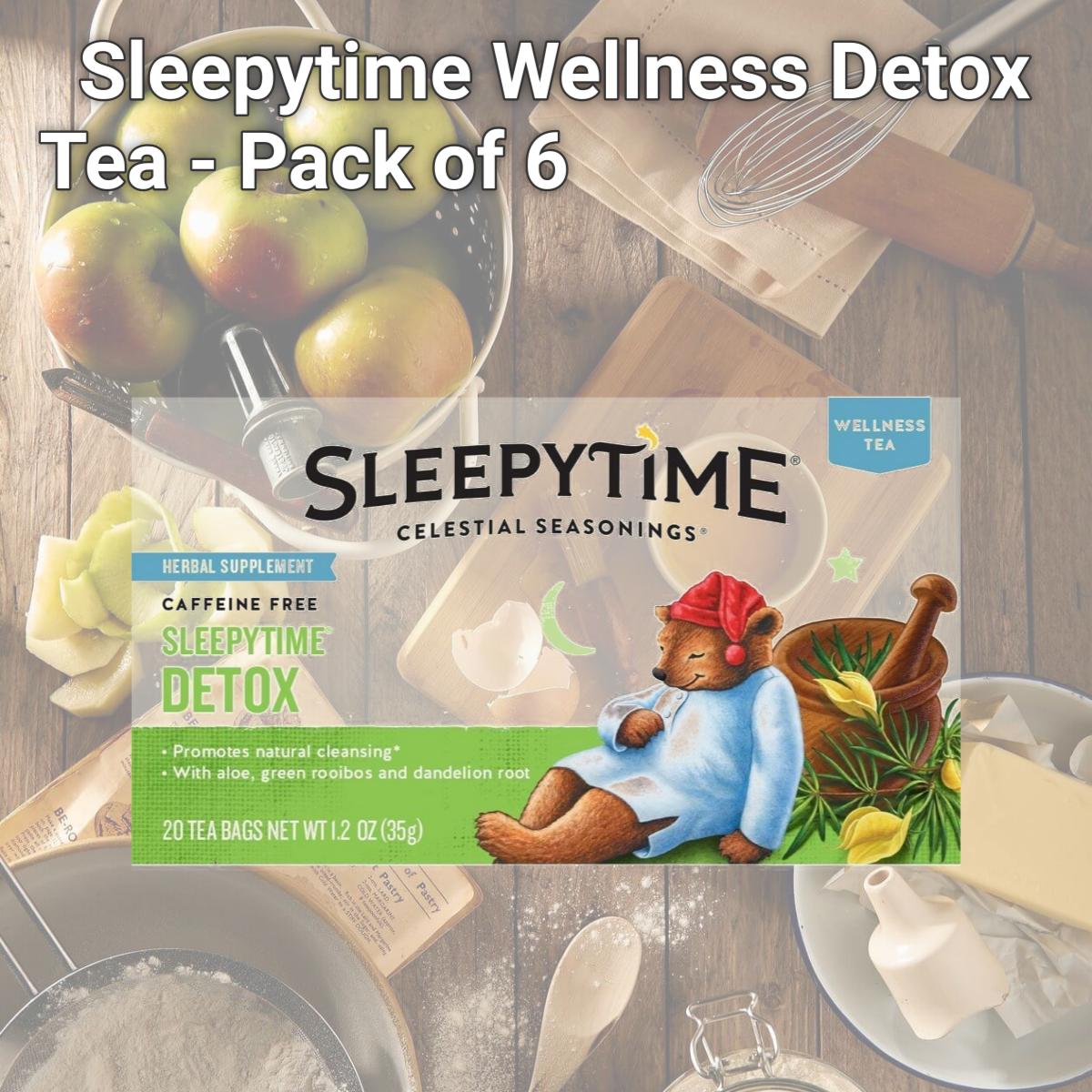 Picture of Celestial Seasonings 302055 Sleepytime Wellness Detox Tea - Pack of 6