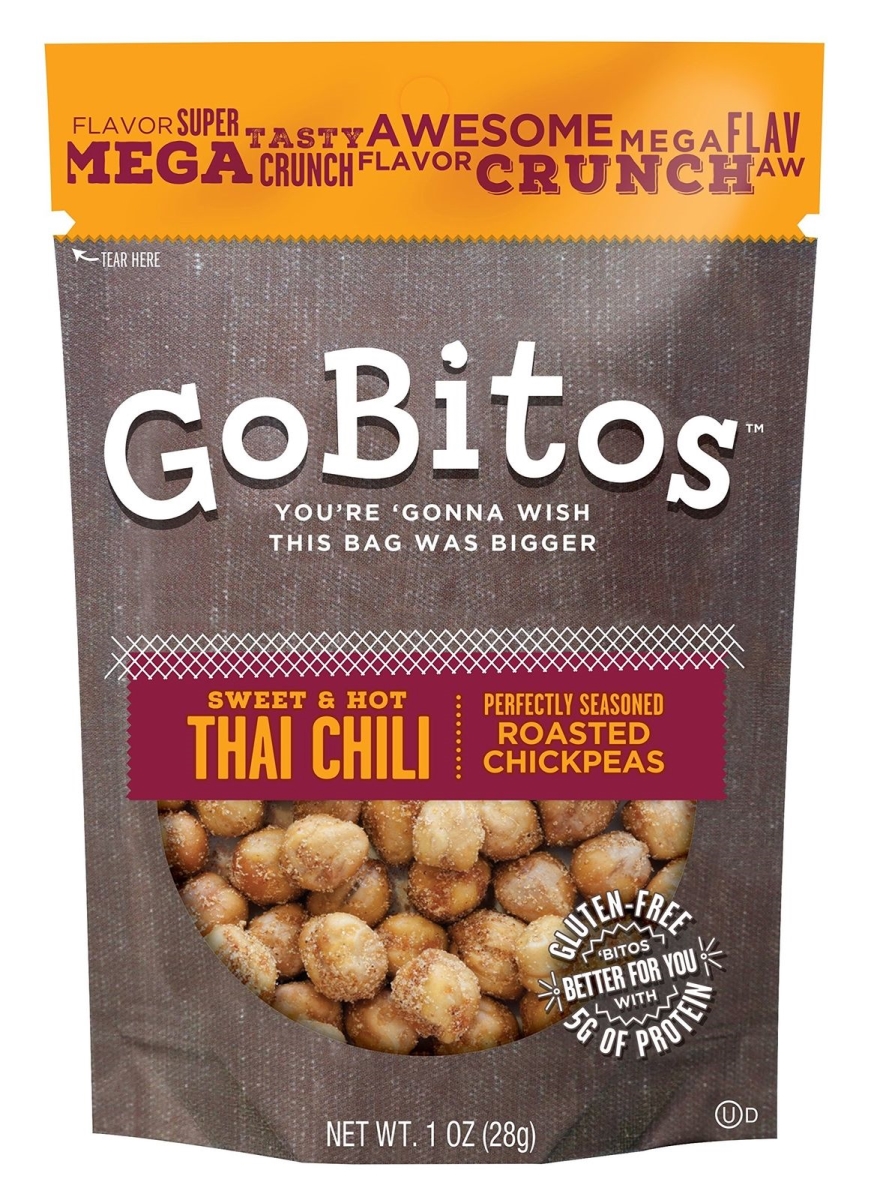 UPC 074329000218 product image for Gobitos Chickpeas 300668 Sweet & Hot Thai Chili - Roasted Chickpeas 1 oz - Pack  | upcitemdb.com