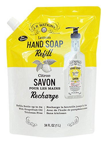 313575 Lemon Liquid Hand Soap Refill, 34 Fl. Oz
