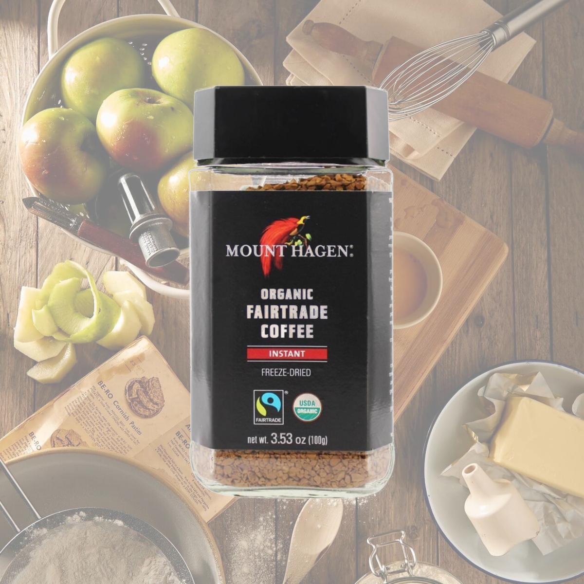 Picture of Mount Hagen 316934 Organic Instant Coffee - Freeze Dried, 3.53 oz - Pack of 6