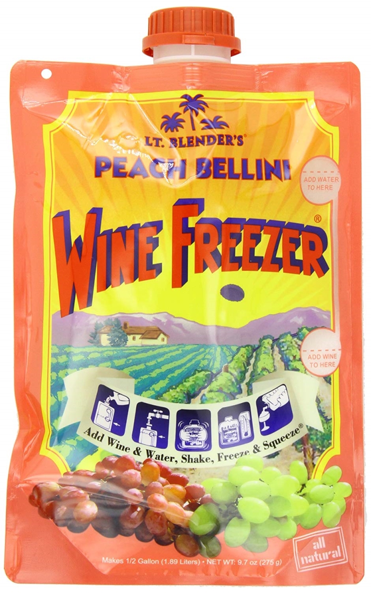 Wine Freezer, Peach Bellini Mix, 9.7 Oz - Pack Of 6